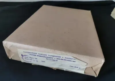 Ryza opakowanie stary papier kserograficzny do maszyny do pisania PRL — praca Ania, Wrocław