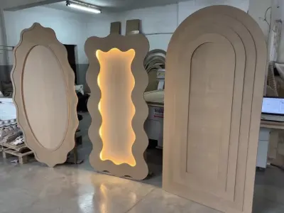 Ścianka Dekoracyjna / Balonowa / LED - MDF lub Sklejka – Dowolny Kształt! — praca Wojtek, Bytom
