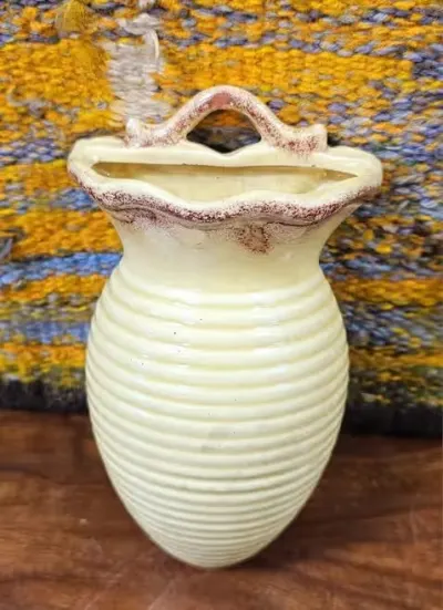 Stary, ceramiczny wazon scienny — praca Maciej Majcher, Wrocław