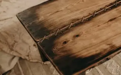Stolik kawowy handmade vintage rustic loft — praca Marcin, Wrocław