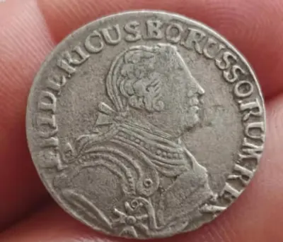 Szóstak 1763 E Krolewiec ( Niemcy, Prusy) — praca pm060795, Wrocław