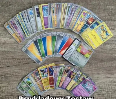 Ultra Zestaw Kart Pokemon 110 Szt + Kod + 1 zagraniczna + Gratis — praca JigglyStore, Wrocław
