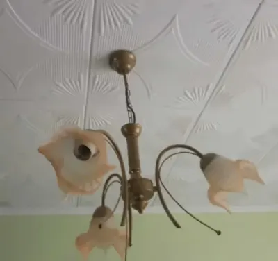 Żyrandol/ lampa wisząca — praca naks, Katowice