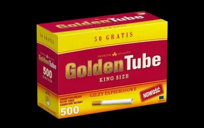 GILZY papierosowe GOLDEN TUBE 500-6,00 — praca DAREK, Radom