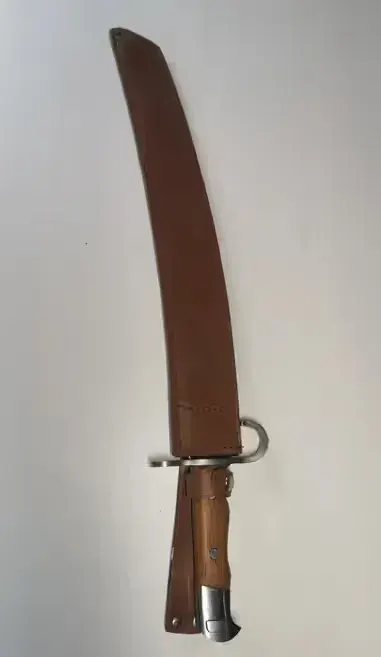 Niemiecki bagnet MAUSER z || Wojny Światowej + oryginalna POCHWA na niego. — praca leonukleja, Radom