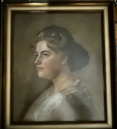 Wacław BOROWSKI - piękna pastel aukcyjnego malarza — praca Michał, Opole