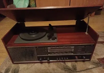 Zabytek PRL! Radio z gramofonem HARFA DML-353 Unitra Diora | Stan BDB, Sprawny, Kolekcjonerski, Vintage — praca Damian, Nowy Targ
