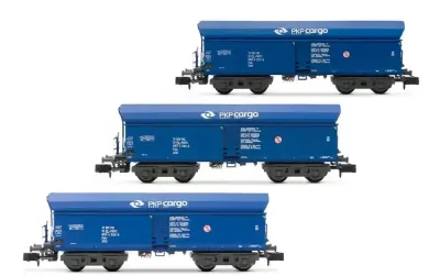 Zestaw wagon towarowy PKP (3 sztuki), Arnold HN6565, skala N — praca Krzysiek, Kraków