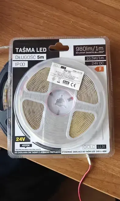 Taśma LED 5m GoldLux — praca Pat, Bernardówka