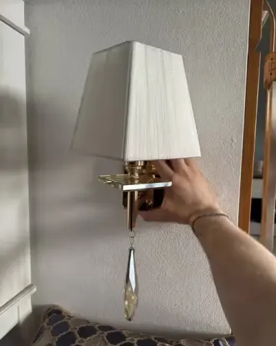 2 Lampy kinkiet Lumina Deco — praca Natalia, Lipsko