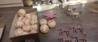 Bombki choinkowe unikorn — praca Lidia, Wrocław