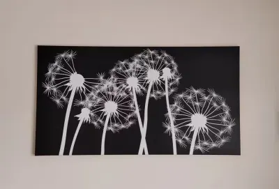 Duży obraz dmuchawce 140 x 75 cm — praca Emil, Bolesławowo-Nygut
