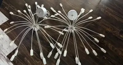 Lampa IKEA typu ”pająk” — praca Adam, Gołkowice