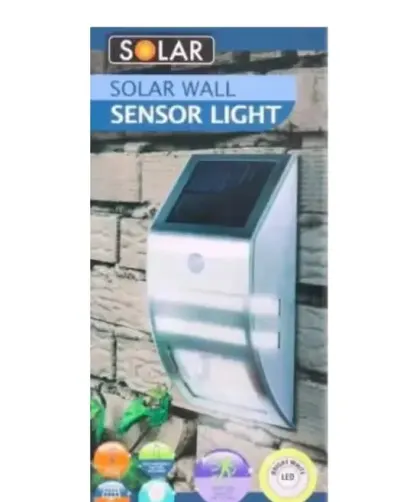 Lampa-Kinkiet ścienna  SOLAR  z Czujnikiem ruchu. LED. — praca krzychbu, Oława