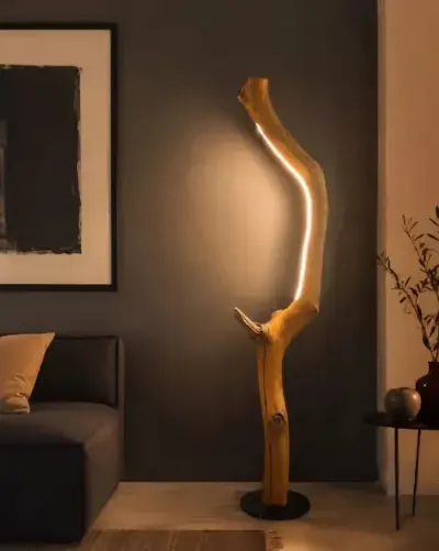 Lampa LED artystyczna / designerska – unikat, rękodzieło — praca Marcin, Łódź
