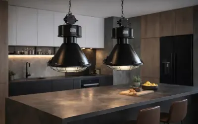 Lampa Loft ORP400 Taras jadalnia wisząca nad stół antresole  duża przemysłowa — praca AS-COMPLEX LOFT DESIGN, Wieluń