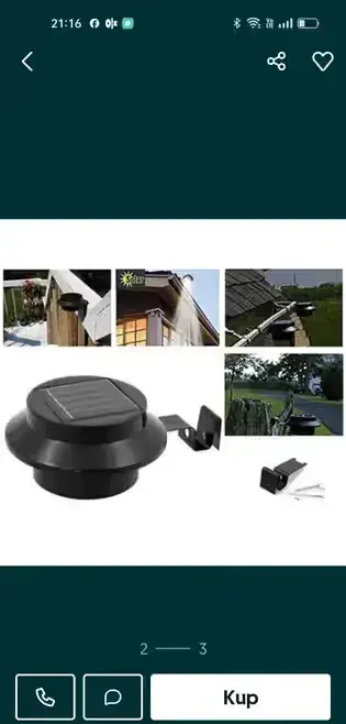 Lampa solarna nowa — praca Joanna, Wymysłów