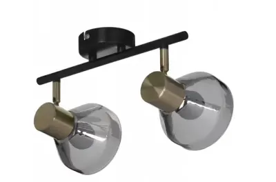 Lampa sufitowa (2szt.)Activejet AJE-LISA 2P Czarno-złota — praca Wojtek, Chorzów