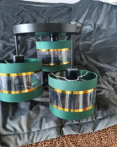 Lampa sufitowa , plafon 3xE27 — praca Robert, Wrocław