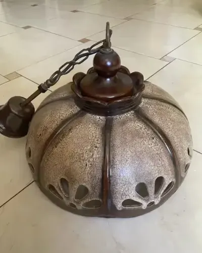 Lampa wisząca/ ceramiczna — praca Jagoda, Warszawa