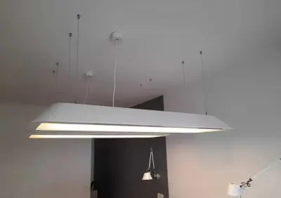 Lampa wisząca, stołowa, biurowa, zwis, ledowa, LAKO polski producent — praca Anna, Błonie