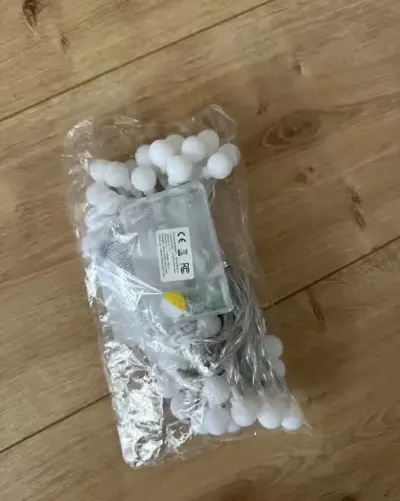 Lampki kuleczki led — praca Marta, Toruń