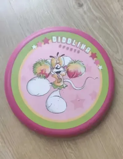 Frisbee, dysk diddlina, diddl, mysz, maus — praca Natka, Przemyśl
