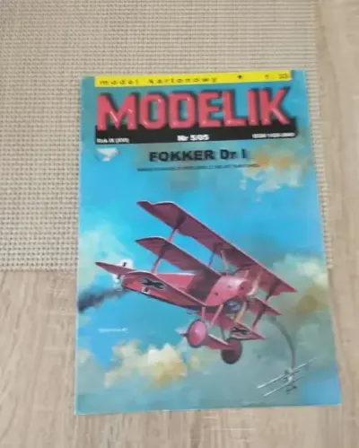 Modelik Fokker Dr I — praca Piotr, Przemyśl